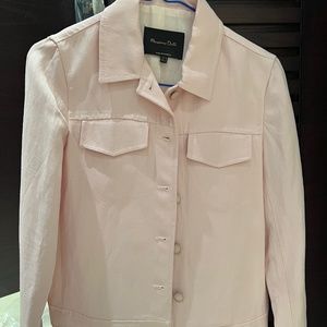 Pink Denim Jacket Massimo Dutti (Brand new)
